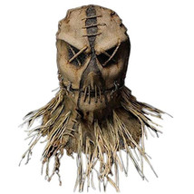Halloween Scare Horror Scary Scarecrow Cosplay Costume Latex Mask Props Adults - £24.10 GBP