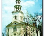 Old First Church Bennington Vermont VT UNP Chrome Postcard P17 - $2.92