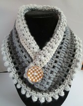 Mandela crochet pom pom cowl scarf neck warmer PATTERN ONLY - £6.18 GBP