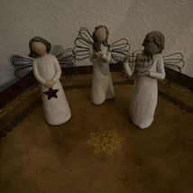 Lot Of 3 WILLOW TREE Angel Of Freedom Light Figurine Susan Lordi Just Fo... - $22.11