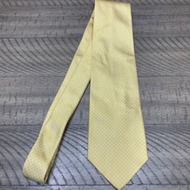 Brooks Brothers Tie 346 Yellow Patterned Tie 100% Silk - $12.16