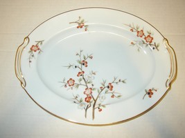 NORITAKE china Brenda 3064 Oval Serving Platter 12&quot; x 9&quot; Gold Trim Floral EUC - £28.66 GBP