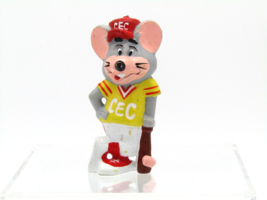 Vintage 1986 Showbiz Pizza Time Chuck E Cheese Mouse PVC Mini Figurine 2.5&quot; - £6.39 GBP