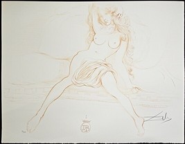 SALVADOR DALI &quot;Young Woman Arising - Nude D&quot; Original HAND SIGNED Lithog... - £6,900.23 GBP