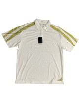 New w/ Tags Nike Golf Dri-Fit Polo Shirt Men&#39;s XL White And Green Stretch - £37.36 GBP