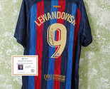 Robert Lewandowski Signed Autographed Barcelona F.C, Jersey / Shirt With... - £181.59 GBP