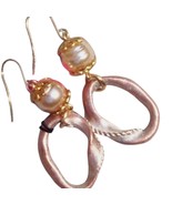 CHICO&#39;S Chicos $25 EARRINGS Pearl Gold  Multi Metal NWT Event Wedding Ma... - $13.67 CAD