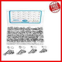 Durable 720Pcs Phillips Bolts &amp; Washers Assortment - Stainless Steel Con... - $807.46 MXN