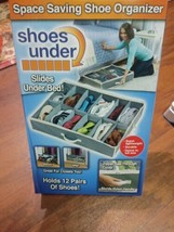 Telebrands Shoes Under the Bed As Seen On TV  12 Space Saving Shoe Organizer - $7.91