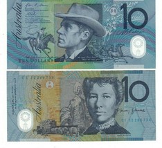 Australia $10.00 Dollar Bank Note Circulated Valid Currency Australian - $19.34