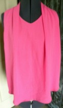 Sami &amp; Jo Pink Sleeveless Polyester Blouse Size S - £5.31 GBP