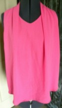 Sami &amp; Jo Pink Sleeveless Polyester Blouse Size S - $6.79