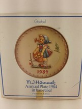 Vintage Hummel Annual Plate 1984  in Original Box; Hummel collectors plate  - £7.60 GBP