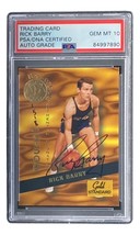 Rick Barry Signé 1994 Signature Rookies #HOF2 Échange Carte PSA / DNA Gemme MT - £86.04 GBP