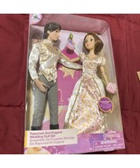 NIB Disney Store Tangled Princess Rapunzel and Eugene Wedding Doll Set - $67.68 CAD