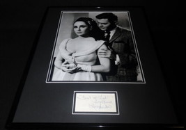 Louis Jourdan Signed Framed 16x20 Photo Display w/ Elizabeth Taylor The VIPs B - £77.39 GBP