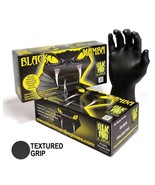 Black Mamba Black Powder Free Textured Nitrile Gloves (X-Large) 100 per Box - $1,052.42 MXN