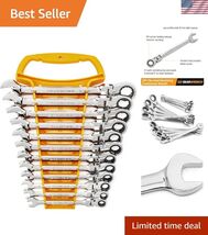 12 Piece Flex Head Ratcheting Combination Wrench Set | 12 Point | Metric | - $210.72