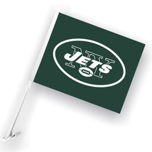 New York Jets NFL Car Flag Window Pole Banner Auto Truck Football Fan Ta... - £9.56 GBP
