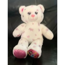 Build a Bear Princesses White bear Pink Sparkle Plush Stuffed Animal Toy... - £12.95 GBP