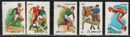 Russia Ussr Cccp 1981 Vf Mnh Stamp Scot # 4950-4954 Sports - £1.42 GBP