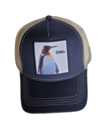 CHILL Hat Penguin Trucker Baseball Cap Mesh Panel Adjustable One Size Sn... - $33.31 CAD