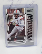 2022 Panini Score Protential Garrett Wilson #P-GW Rookie Card RC New York Jets - £1.55 GBP