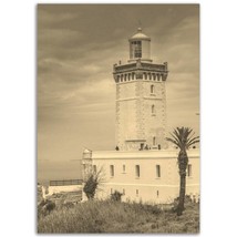 Tangier Poster Vintage Print | Retro Tangier Black and White Sepia Photo Gift |  - £15.86 GBP