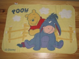 Winnie the Pooh Baby Fleece Blanket Eeyore NEW - £25.57 GBP