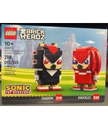 LEGO Brickheadz Sonic Knuckles &amp; Shadow 40672 NEW 2024 SEALED 298 pcs - £23.43 GBP