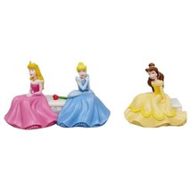 Disney Princess PVC Cake Toppers 2.5&quot; - Belle, Cinderella, &amp; Aurora - De... - £5.44 GBP