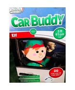 Gemmy Airblown Inflatable Christmas Car Buddy Elf - $360.27 MXN