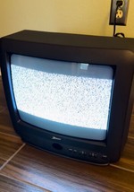 Zenith CRT 13&quot; Vintage Retro Gaming Color Television SR1327S TV No Remote 1996 - £50.29 GBP