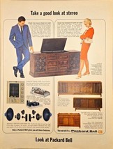 PACKARD BELL - Take a good look at stereo - 1965 Vintage Print Ad - $10.36