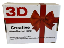 AXLOTL Creative 3D Visualization Lamp Bulldog Color Changing + Remote Control - £9.73 GBP