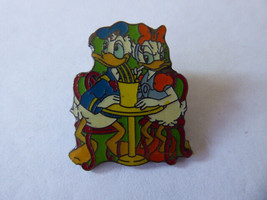 Disney Trading Pins 1644 Germany ProPin - Donald Duck and Daisy Sipping Soda - £7.55 GBP