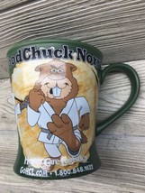 WoodChuck Chuck Norris Coffee Mug Cup Karate Black Belt Gift Idea Very C... - $131.53 MXN