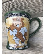 WoodChuck Chuck Norris Coffee Mug Cup Karate Black Belt Gift Idea Very C... - €6,00 EUR