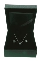Genuine Pandora Classic Elegance Jewelry Gift Set necklace&amp; Earrings B800645 - £158.15 GBP