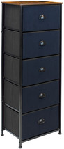 Sorbus Dresser w/ 5 Drawers - Furniture Tall Storage Organizer Unit for Bedroom - £85.90 GBP