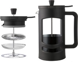 French press 34oz Coffee Maker with 4 Filters Cold Brew Coffee Maker - $14.50