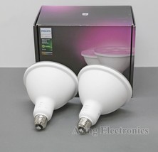 Philips Hue 577338 White &amp; Color PAR38 Smart LED Bulbs (Pair) - £87.21 GBP