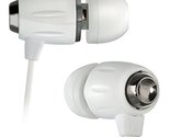 Bell&#39;O Digital BDH653WH In-Ear Headphones with Precision Bass, White - $13.60