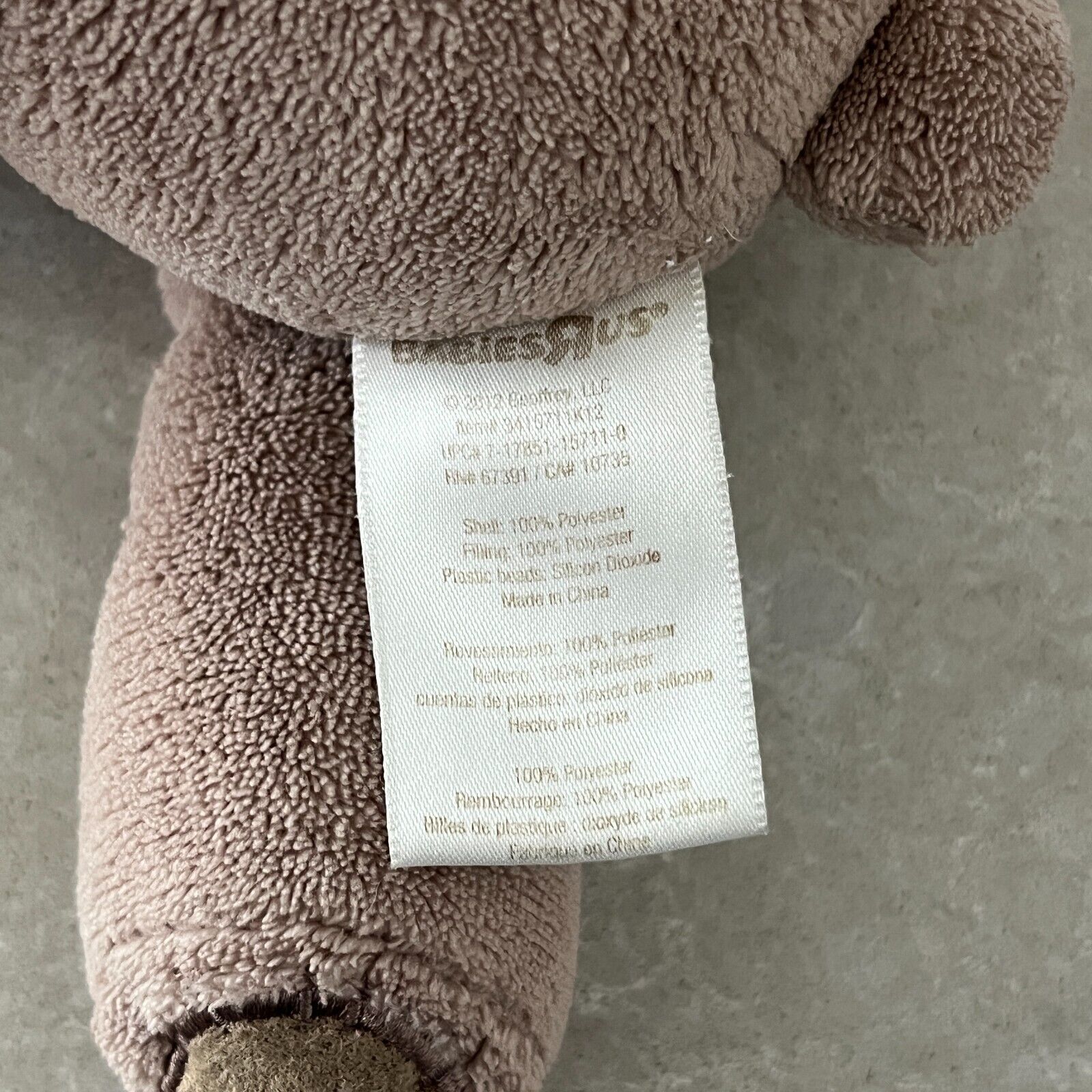 Babies R US Geoffrey Koala Bear Plush Embroidered Soft Stuffed Baby Lovey RARE Item image 6