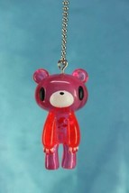 Gloomy the Naughty Grizzly Pandatone Gloomy Bear Figure Keychain Pink Clear - £47.18 GBP