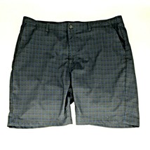 Pebble Beach Dry Luxe Men 40&quot; Waist Walking Shorts Golf Gray Blue Active Sport - £11.16 GBP