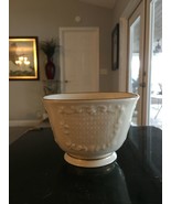 Vintage Lenox Gold Trim Bowl Limited Edition Beautiful Design Bone Color - $37.39