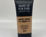 Make Up For Ever Matte Velvet Skin Full Coverage Foundation Y375~New~Aut... - $29.69