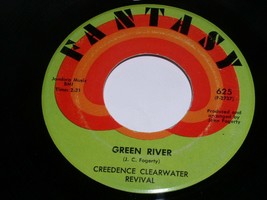 Creedence Clearwater Revival Green River Commotion 45 Rpm Record Fantasy Label - $14.99