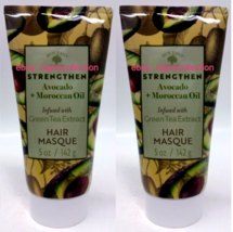 Lot 2 Hair Masque Avocado + Moroccan Oil Infused w/ Green Tea Ext 5 Oz Ea Sealed - £15.81 GBP